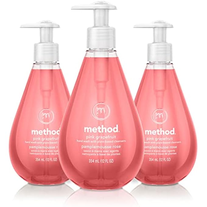 Method GEL HAND SOAP, PINK GRAPEFRUIT, 12 OZ, 3 PACK, PACKAGING MAY VARY - Image 1
